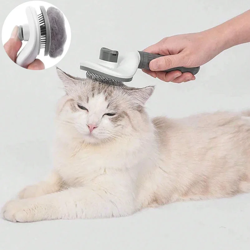 

Pet for dog combing special comb long-haired dog to remove floating hair needle comb pet dog combing brush pet supplies