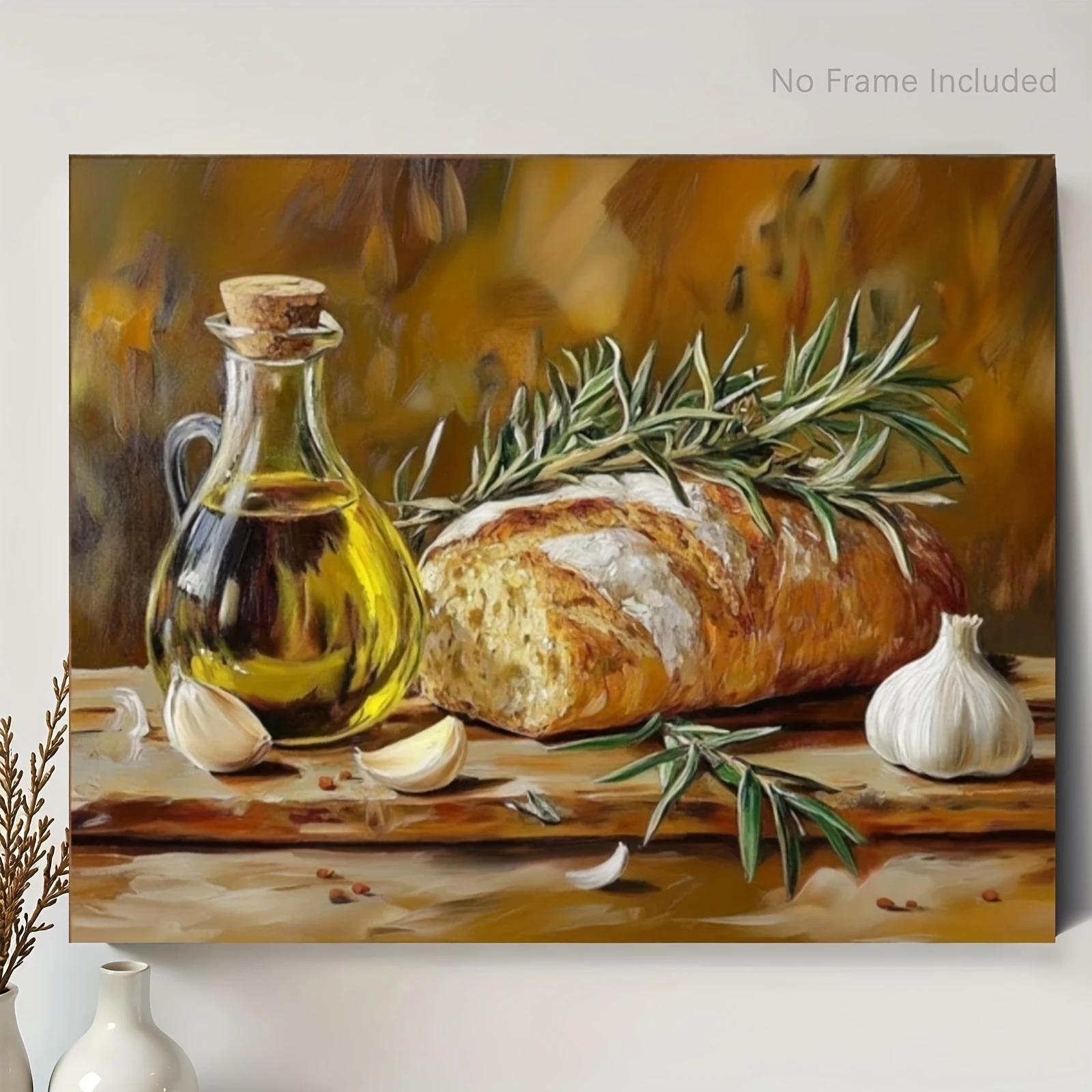 

Bread Garlic Still Life 500/1000/1200/2000 PCS Jigsaw Puzzles Family Activity Games for Gameroom Bedroom Gifts Home Decor