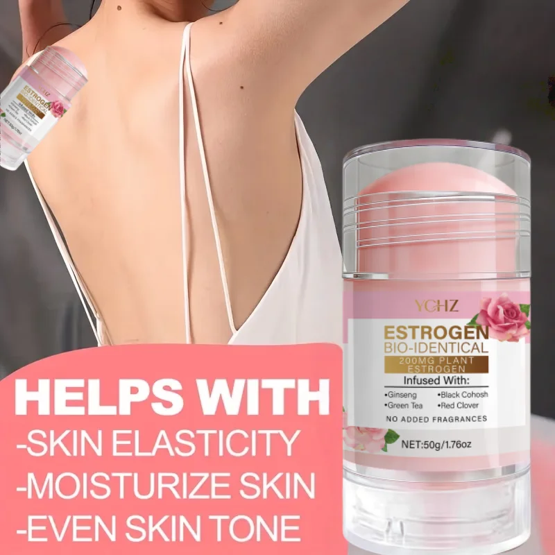 Women's Estrogen Special Care Cream, Sleep Care, Night Skin Care Cream, Comfortable Floral Fragrance, Deep Moisturizing, Long-Lasting Fragrance, Fresh and Non-Greasy 50g