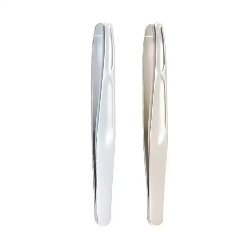 

For Eyebrow & Facial Hair Removal Seamless Clips, Short Hair Precision Easy Combing For Eyebrows Premium Round Head Tweezers