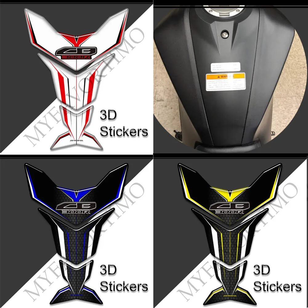 

For Honda CB300R CB 300R 2018 2019 2020 2021 2022 Motorcycle Grips Tank Pad Stickers Gas Fuel Oil Kit Knee Protector