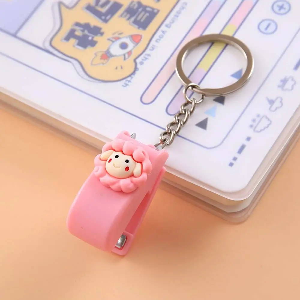 

Metal Cute Size 10 Staples Cartoon Student Supplies Mini Stapler Key Chain Stapler Binding Tools Mini Stapler