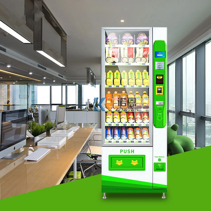 Snack Vending Machine Wholesale Distributeur Automatique Subjective Vending Machine For Foods And Drinks