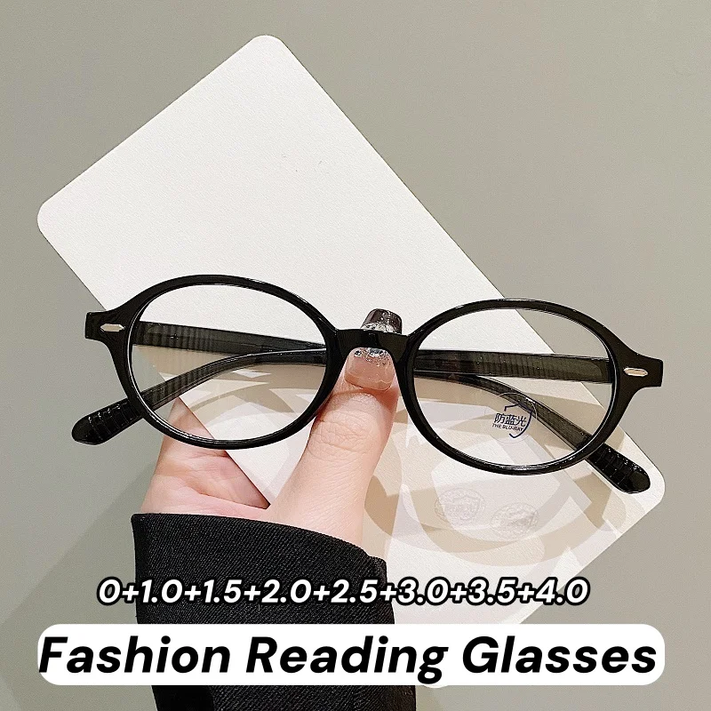 

Women Luxury Design Reading Glasses Men Trendy Small Oval Frame Far Sight Plus Diopters Retro Presbyopia Eyewear for Ladies