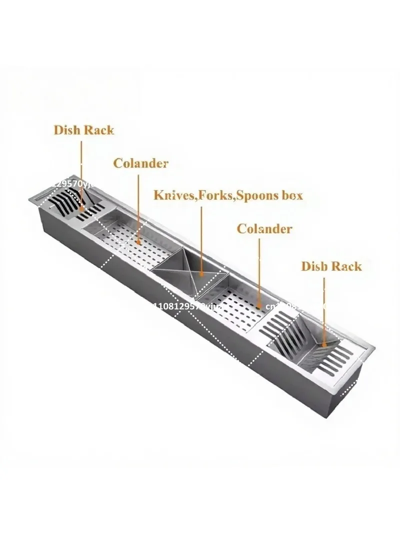 Stainless Steel Dish Drying Rack with Drainboard, Large Kitchen Counter Drainer with Utensil Holder