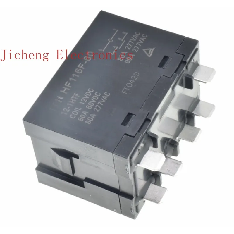 

10PCS Relay HF116F-80-12 24 -1HTF One set conversion, monostable 80A 250