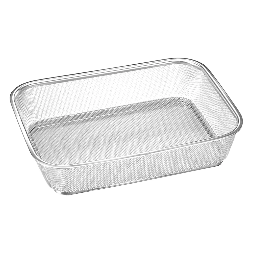 

Stainless Steel Basket Large Size Fruit Basket Fine Mesh Vegetable Fruit Washing Bowl Perforated Kitchen Strainer