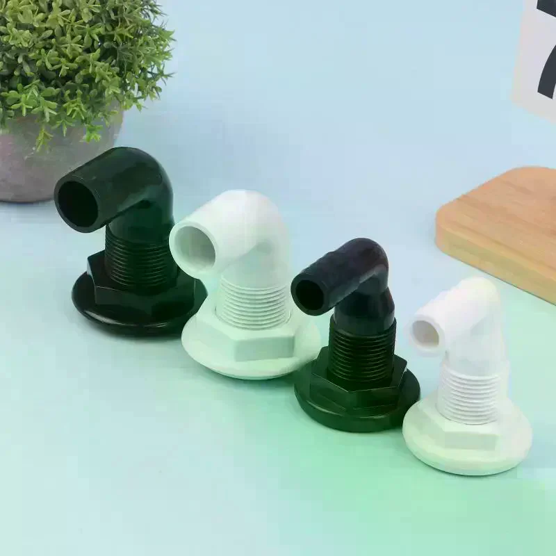 90 Degree Marine Drainage Outlet Yacht Bilge Drainage Outlet Deck Drain Hose Pipe Elbow Bilge Pump Drain Thru Hull Fitting