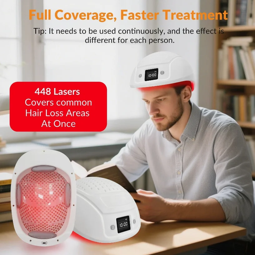 

2026 Low Level Light Therapy Cap Effective Solution to Reverse Thinning Hair Stimulate Hair Growth