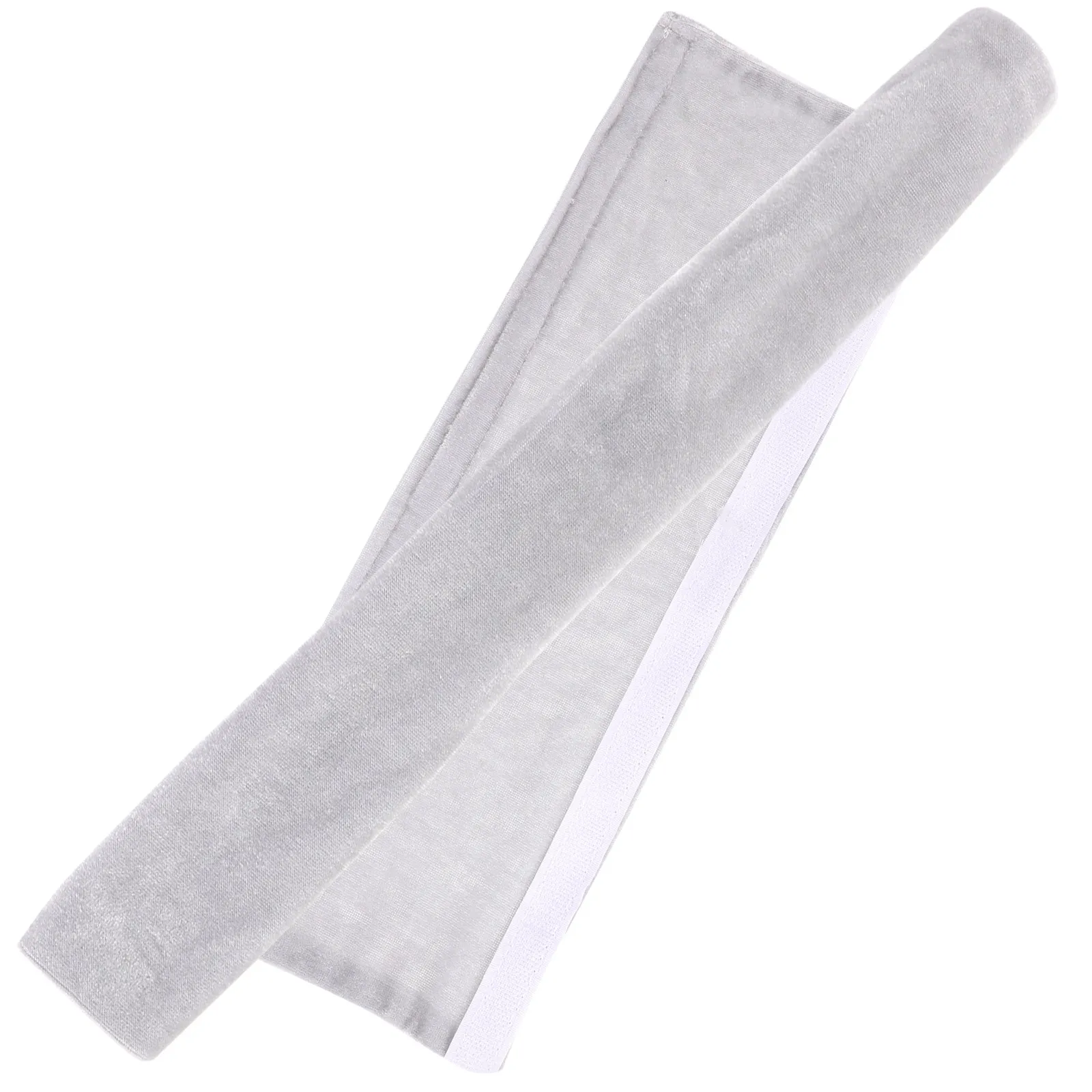 

2Pcs Refrigerator Door Handle Covers Soft Warm Protective Kitchen Appliance Handle Covers Light Grey Reusable Washable Cloth