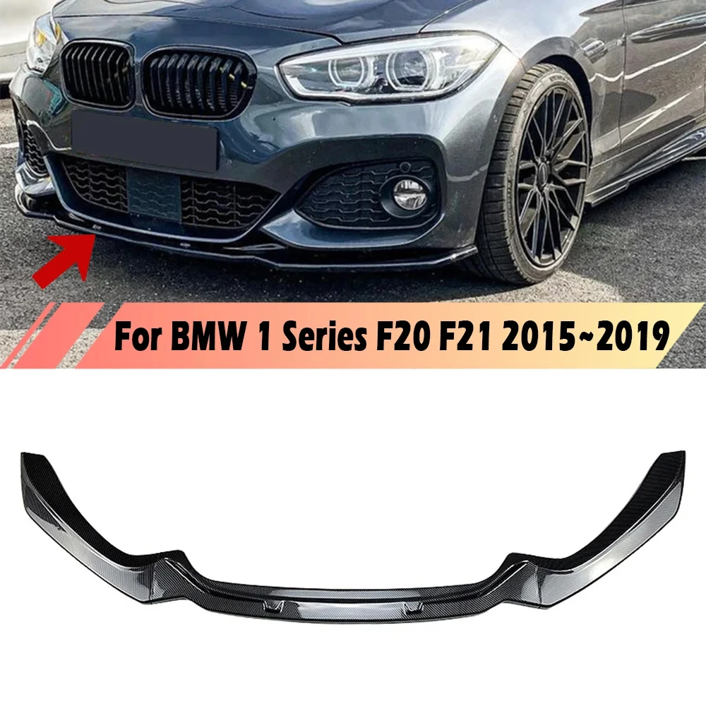 

Car Front Bumper Lip Splitter For BMW 1 Series F20 F21 M-Pack 118i 120i 2015-2019 Diffuser Body Kit Spoiler Car Accessories