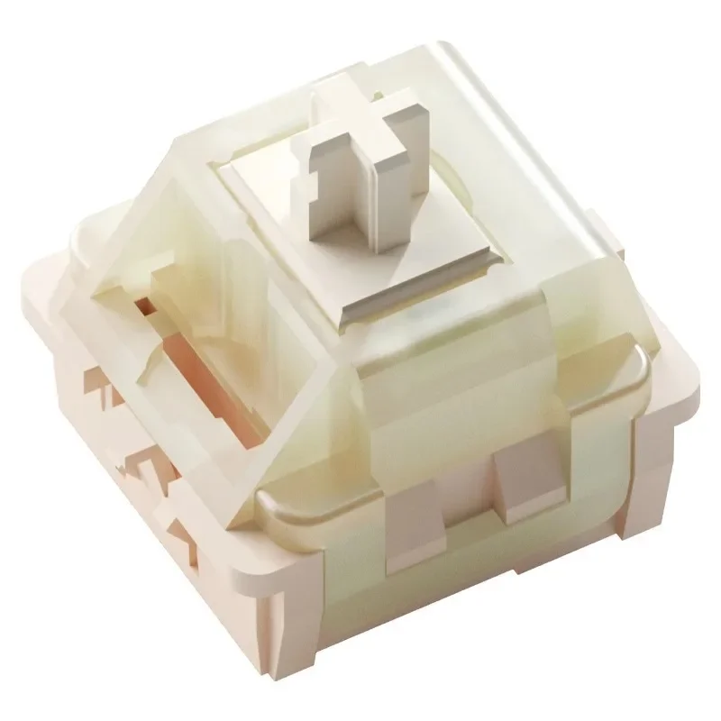 

Raw Coconut Latte Shaft, Mahjong Sound Customized Mechanical Keyboard