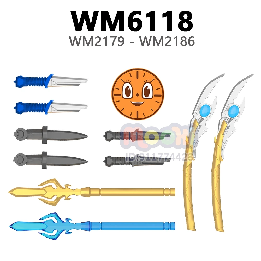 كتل WM WM6151 متوافقة مع شخصيات الحركة أجزاء مكعبات البناء ألعاب أطفال للأطفال WM6146 WM6132 WM6120 WM6119