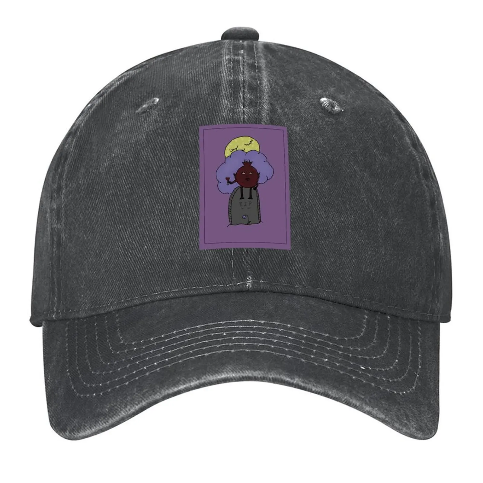 

Midnight Snack Baseball Cap Unique hats fashionable Hat Man For The Sun Big Size Hat Mens Women's