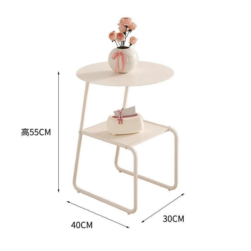 Mobile coffee table living room simple modern household small apartment bedroom bedside rack sofa