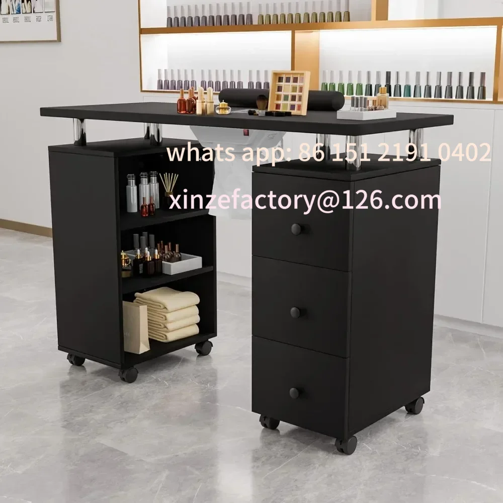 

Customizable manicure, biurko do paznokci dla manicure, stół do paznokci, stacja kosmetyczna dla salonu kosmetycznego z