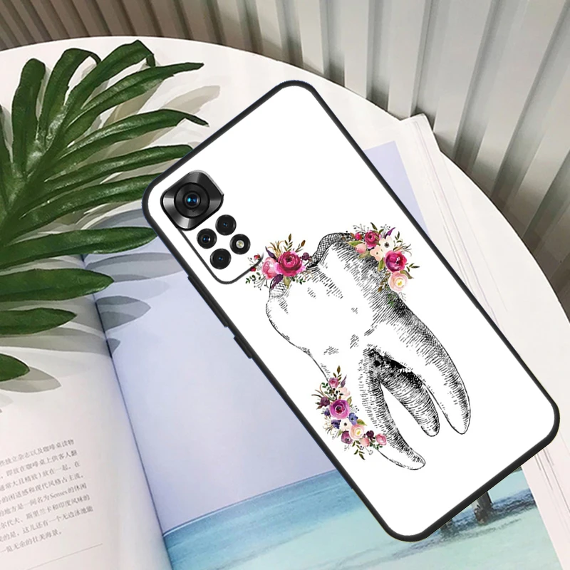 طبيب الأسنان الأسنان الأسنان طبيب فوندا ل Xiaomi Redmi ملاحظة 11 10 12 13 14 برو 11S 12S حافظة ل Redmi 15C 10C 13C 12C 14C 15