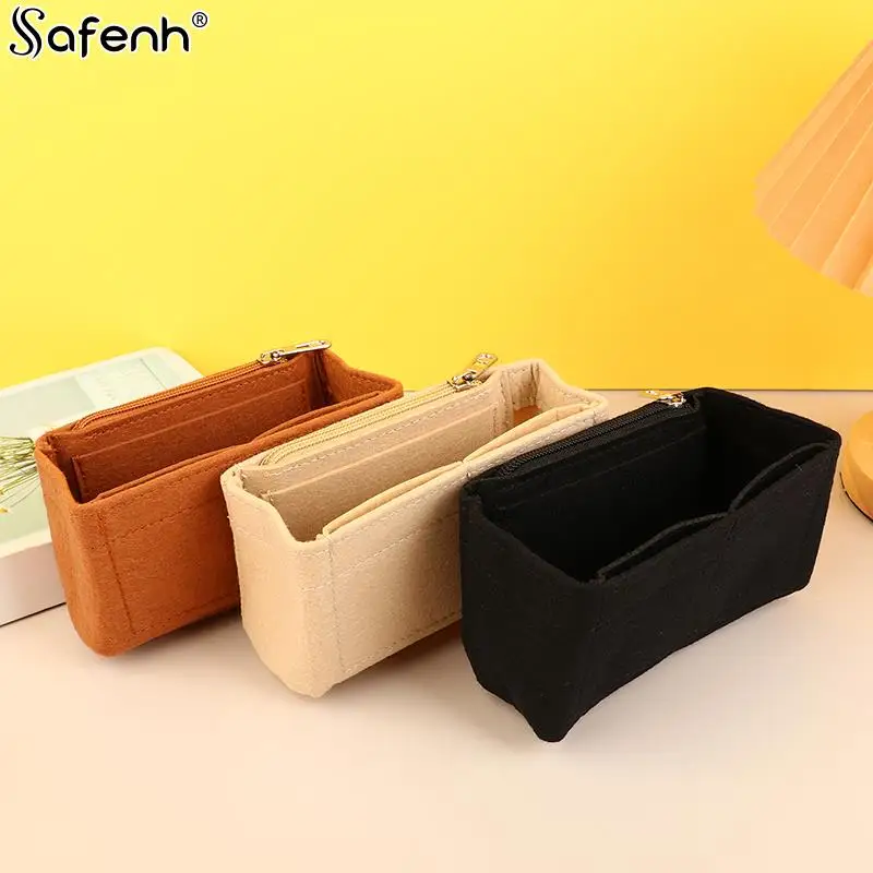 Sac de poche intérieur en feutre, sac de rangement, sac à main en feutre, sac de doublure, insert de sac à main