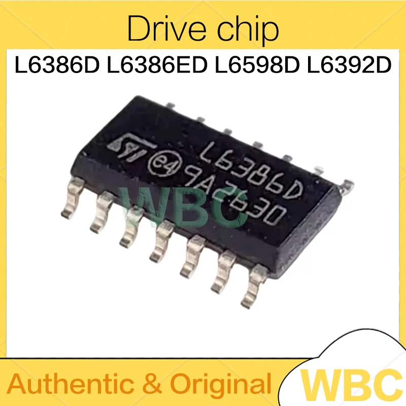 10Pcs/Lot L6386D L6386ED L6392D SOP-14 L6598D SOP-16 High Voltage and Low Side Driver Chips new original