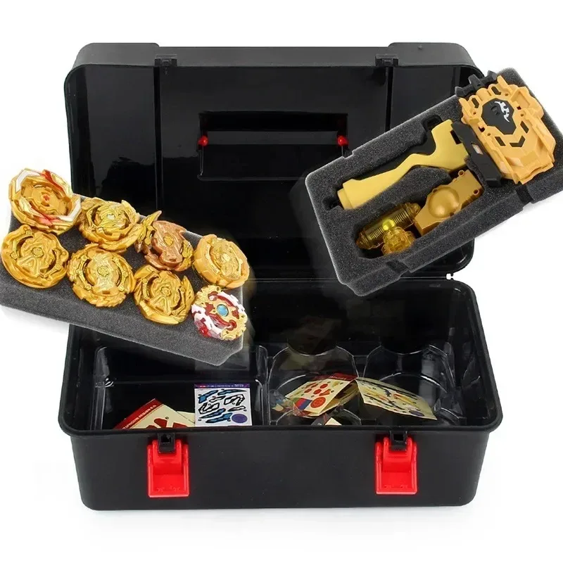 Beyblade 12pcs Burst Gyro Toy Storage Tool Kit Limited Gold Version Transmitter Modification Parts