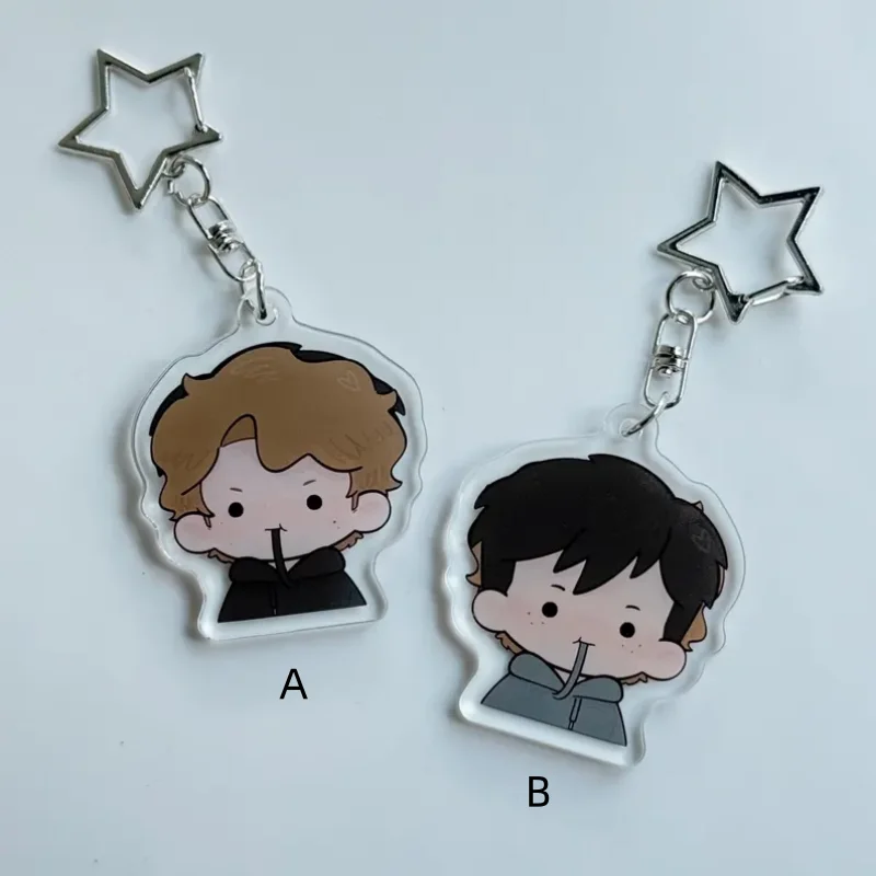 Heated Rivalry Shane Hollander and Ilya Rozanov Hoodie munchers Acrylic Keychains