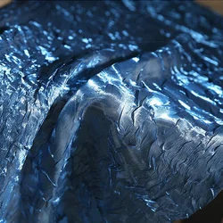 50cm Water Ripple Crepe Fabric Creative Irregular Wave Pleated 3D Texture Reflective Fabric DIY Stage Clothing Fashion Fabrics