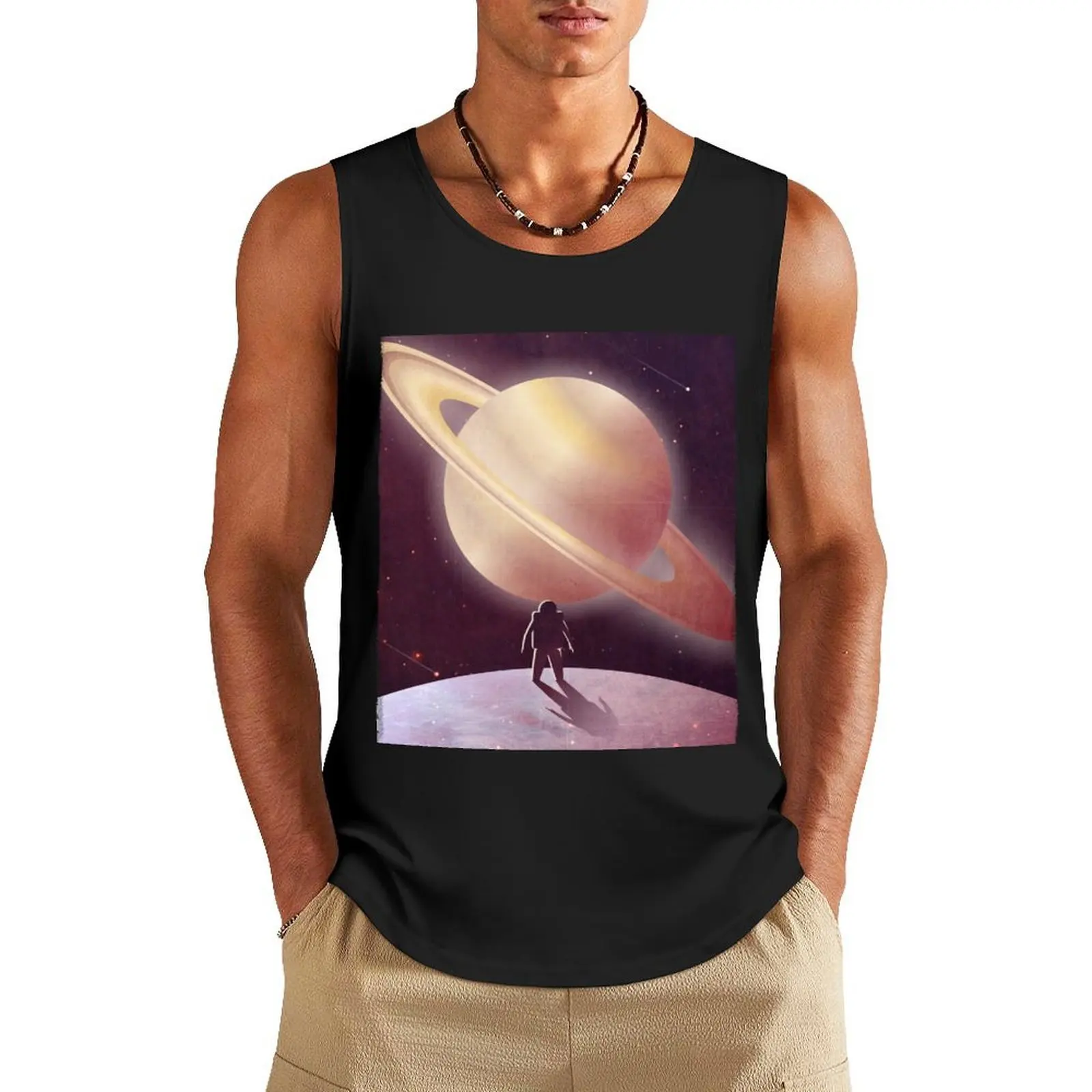 

A View From Enceladus Tank Top mens gym clothes Men's clothes tops