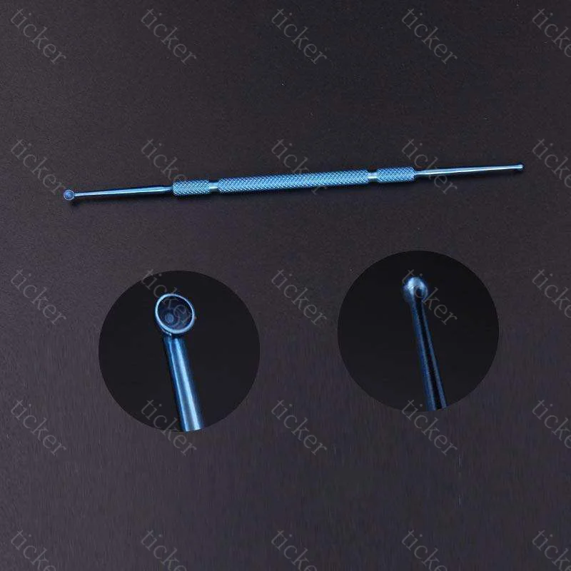 Titanium Double-ended Chalazion Curette Micro ophthalmic eye surgical instrument