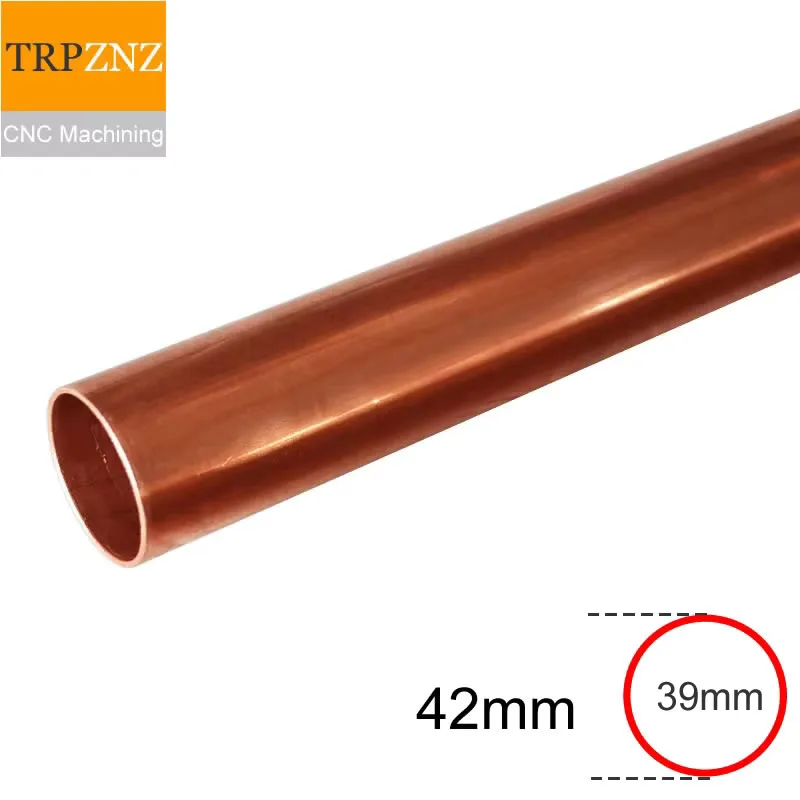 T2 copper pipe tube  OD42 outer diameter 42mm  inner 39mm  wall 1.5mm copper pipe Capillary Hollow copper tube Factory outlets