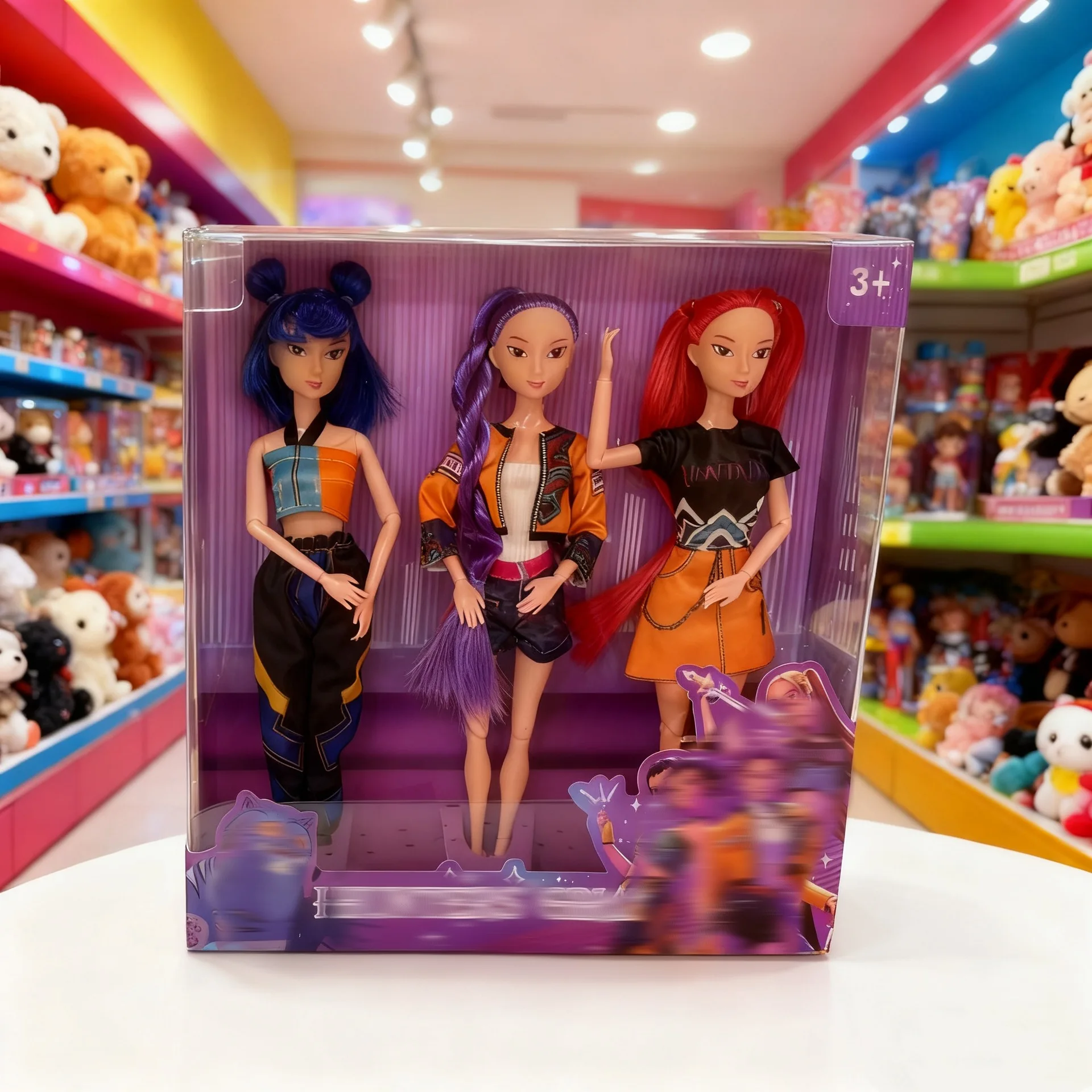 

2025 Hot Products 3pcs K-POP Witch Hunt Doll Rumi Mirazoi Vinyl Toy