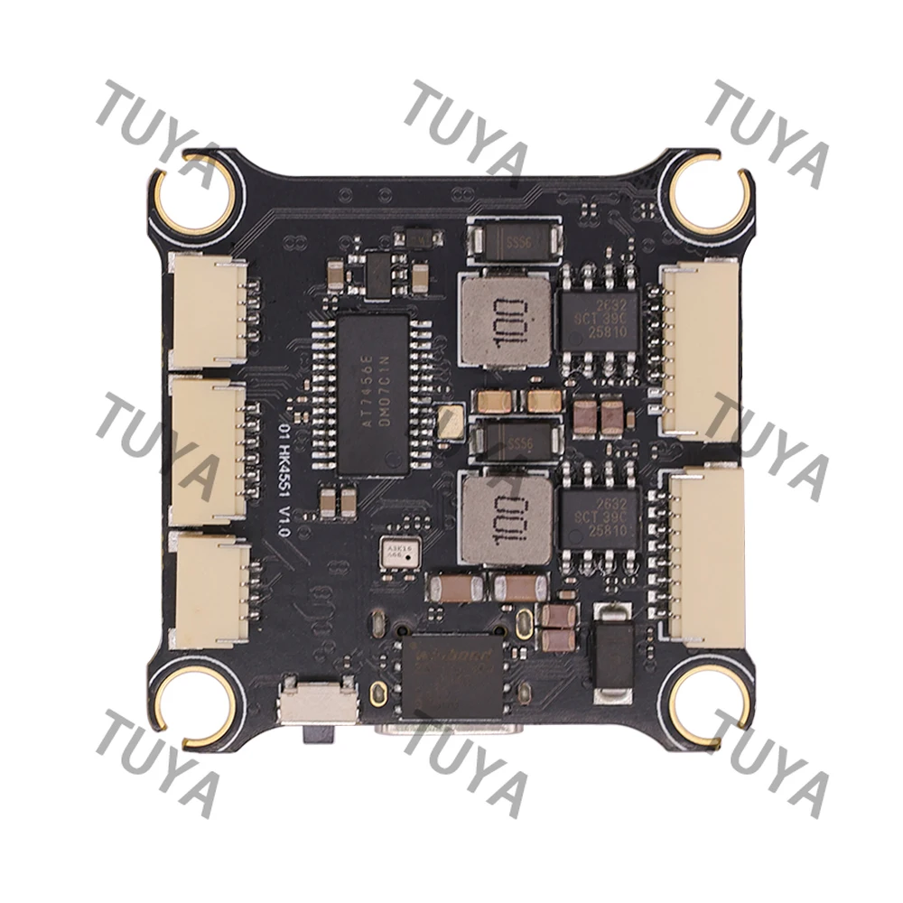 F4551 Flight Control 2S-8S Lipo STM32F405RGT6 Built-in Current Sensor Plug-in LED Light HJolder for FPV Freestyle Drones