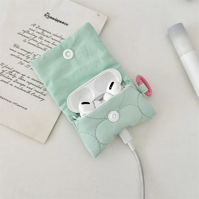 1Pc Bluetooth Headphone Case Headphone Storage Protective Soft Case Travel Organizer for Bluetooth Headset