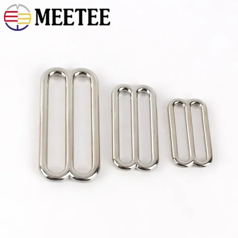 

10/20/30Pcs 20-50mm Metal Belt Buckles O D Ring Tri-Glide Bra Webbing Adjust Buckle DIY Clothes Sewing Hardware Accessories