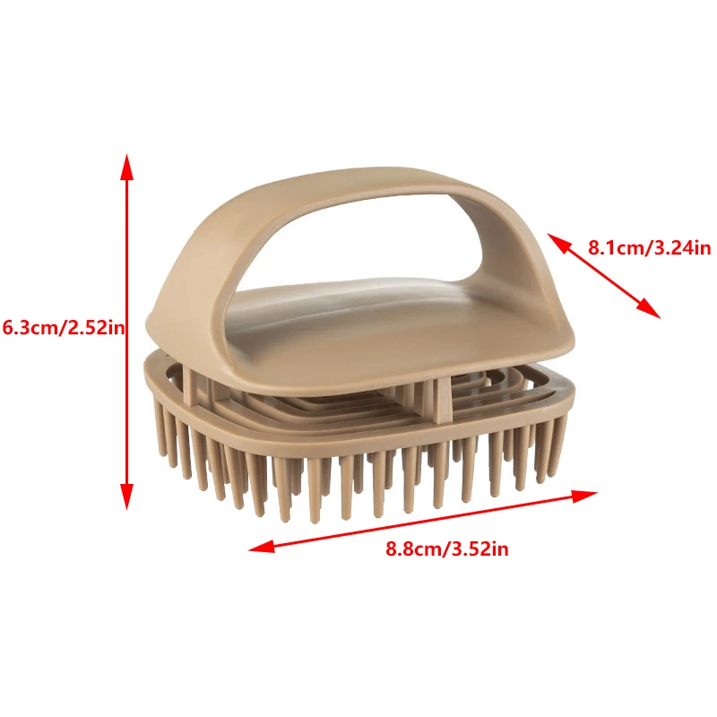 Shampoo and Scalp Massage Brush For Hair Cleansing, Dandruff Control, and Scalp Exfoliation in Home and Salon Use