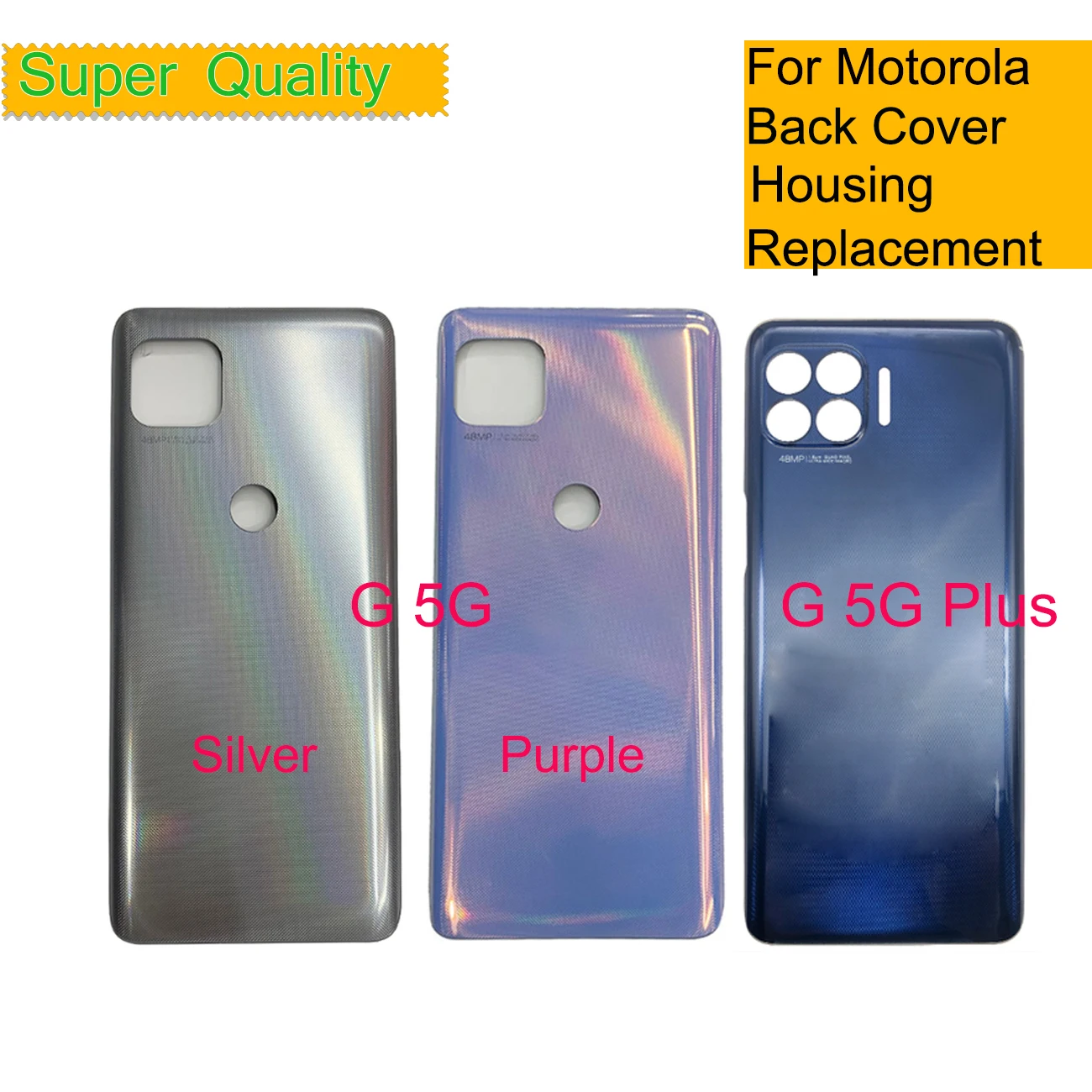 10 pz/lotto per Motorola Moto G 5G custodia coperchio batteria per Moto G 5G Plus Cover posteriore custodia porta posteriore sostituzione guscio telaio