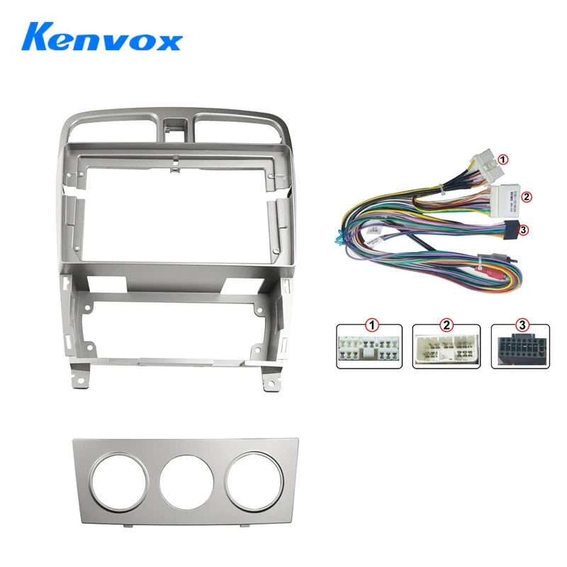 kenvox Car Radio For Subaru Forester SG 2002 2008 Android 2 Din dvd gps Stereo Mounting Bezel Faceplate Frame panel Kit