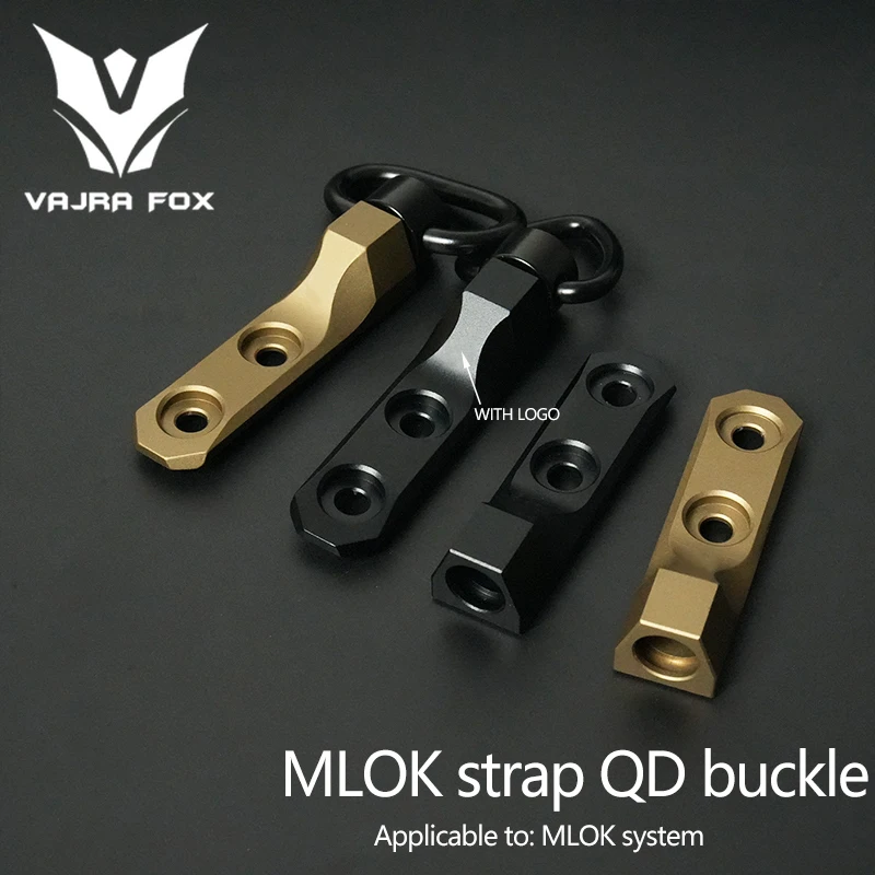 

NEW Tactical Metal KAC QD Sling Mount Quick Release 1.25 Inch Sling Swivel Buckle Metal Qd Adapter for MLOK Rail Accessories