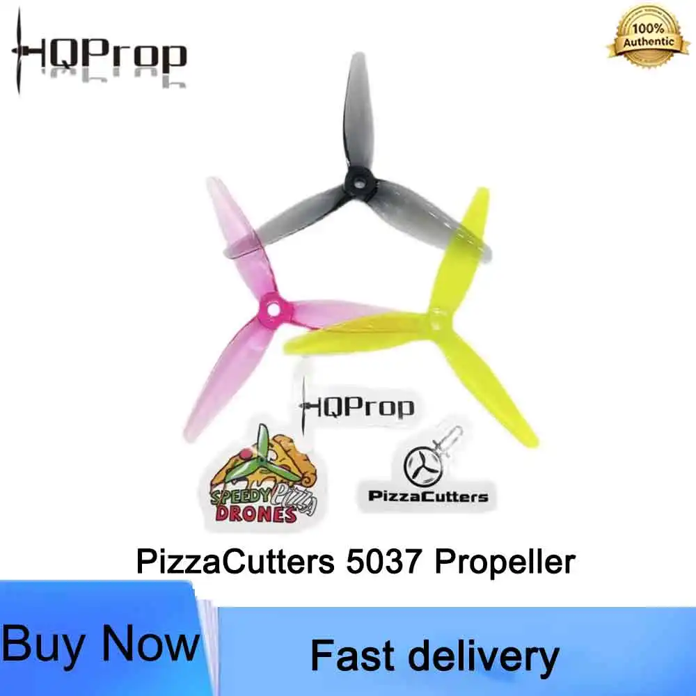 HQProp PizzaCutters 5037 5 Inch 3-Blade PC Propeller for FPV Racing Drone Freestyle Quadcopter For FPV Drone Accessories