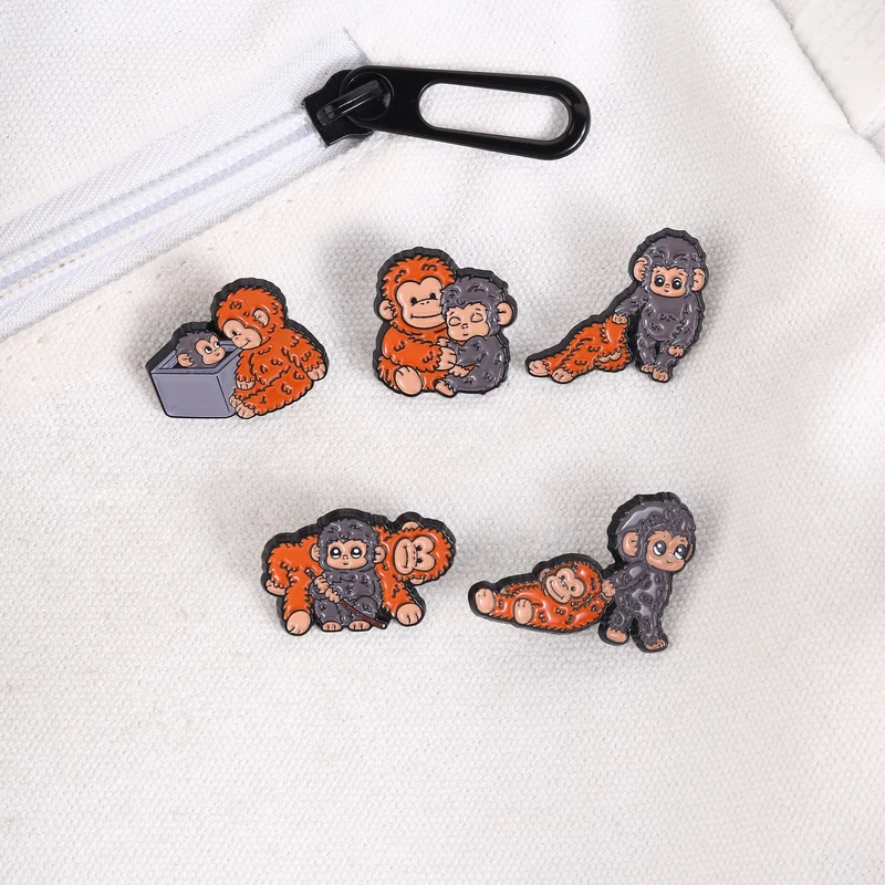 4-7-teiliges Set Anime-Spiel Pixel-Art Katzen-Emaille-Pins, Niedliche Comic-Katzen, Elfen, Zauberer, Funkelnde Meereskreaturen, Dackel-Broschen, Schmuck-Abzeichen – Detail 18