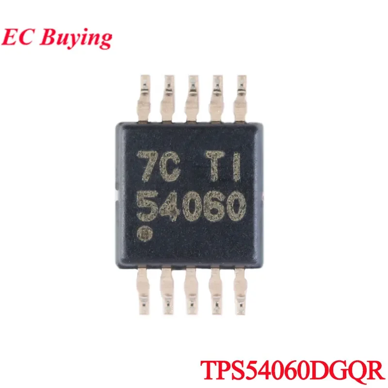 5 Stück/1 Stück TPS54060DGQR TPS54060 54060 MSOP-10 60 V 0,5 A DC/DC Step-Down Buck Converter Chip IC
