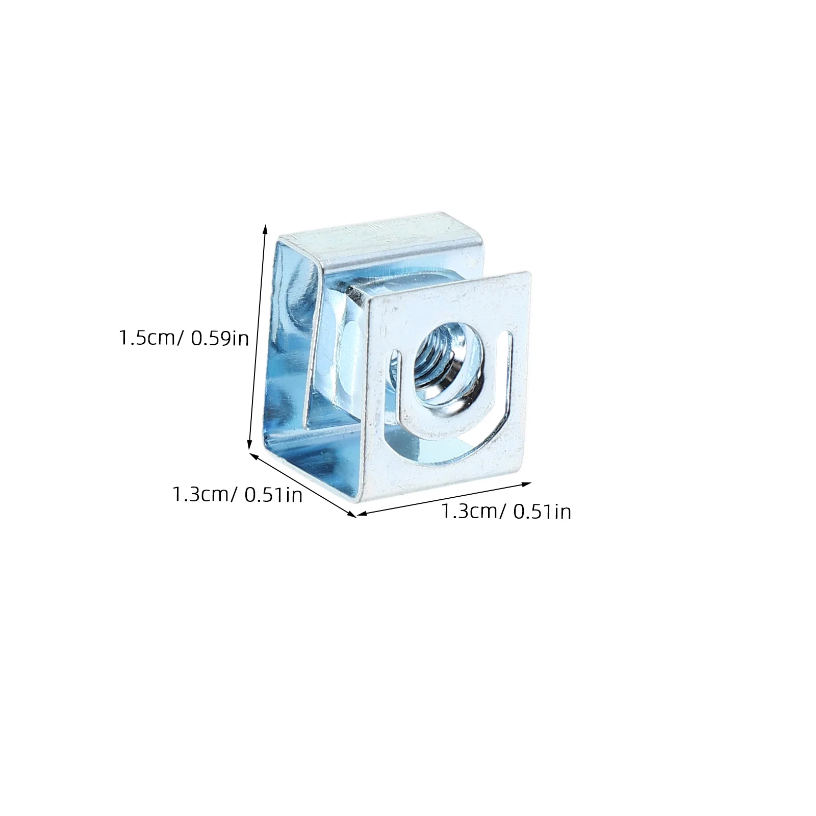 25 шт., углеродистая сталь U-образная стопорная гайка, высокопрочная M5x08, изогнутые крепежные детали, замена автомобильного зажима