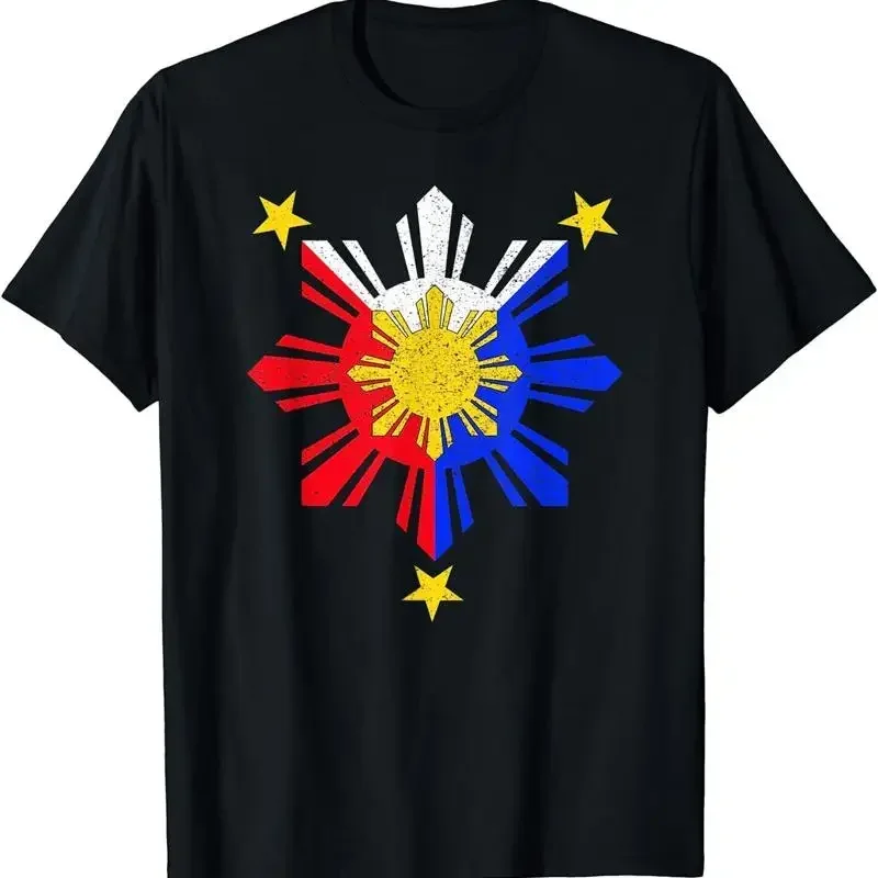 Pinoy Filipino Philippine Flag Sun T Shirt Size S 4Xl