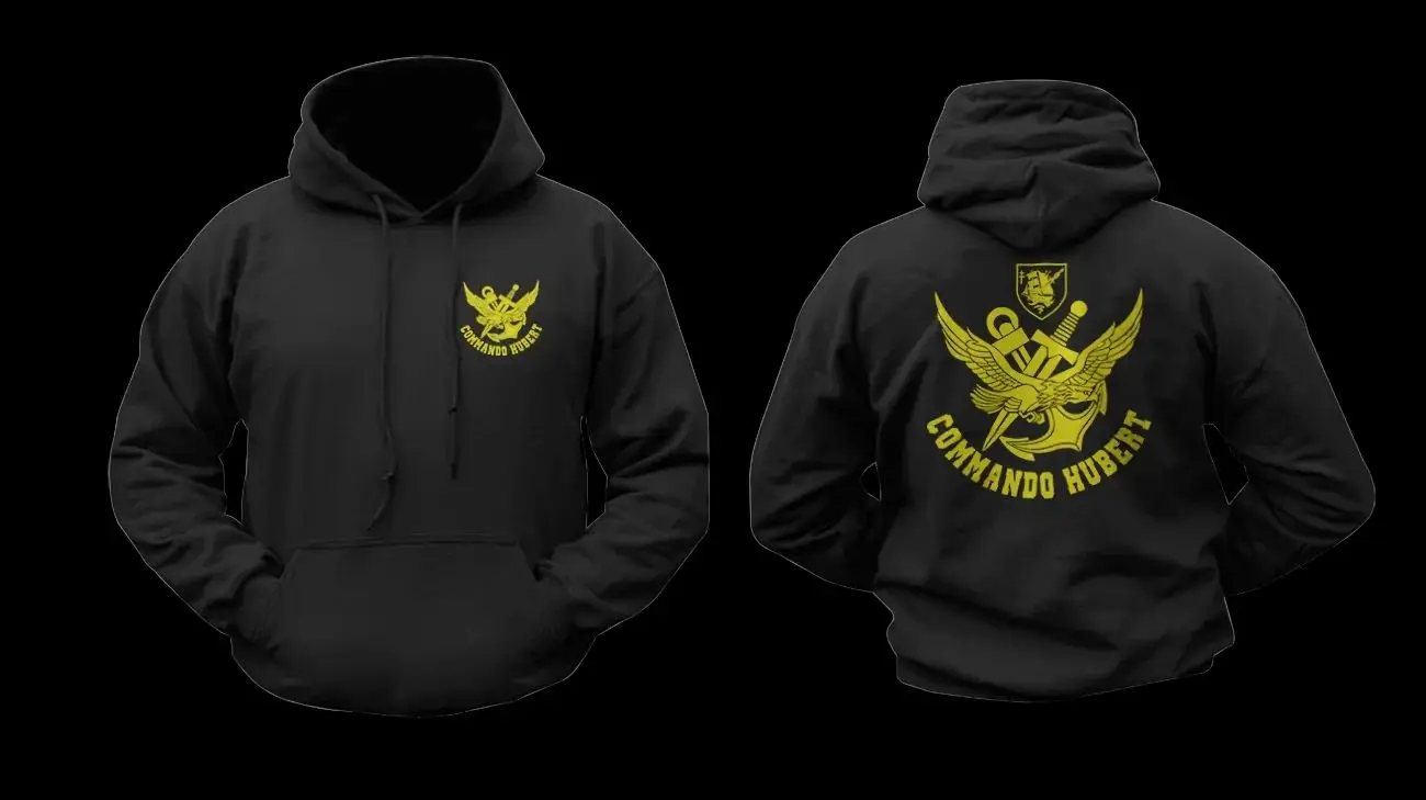 French Naval Special Forces Combat Swimmer Frogmen Commando Marine Hubert Pullover Hoodie Sweatshirt