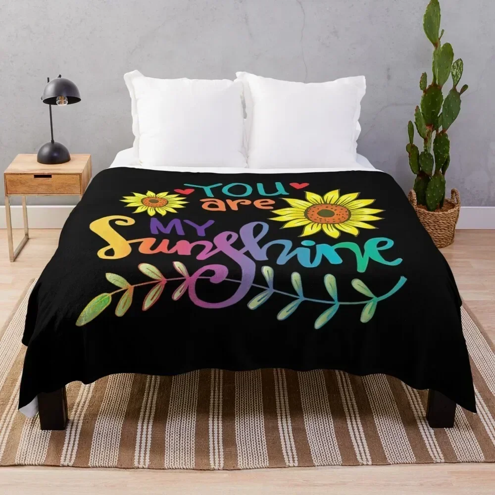 

You Are My Sunshine, You Are My Sunshine Throw Blanket Bed covers Warm christmas gifts Decorative Sofa Blankets