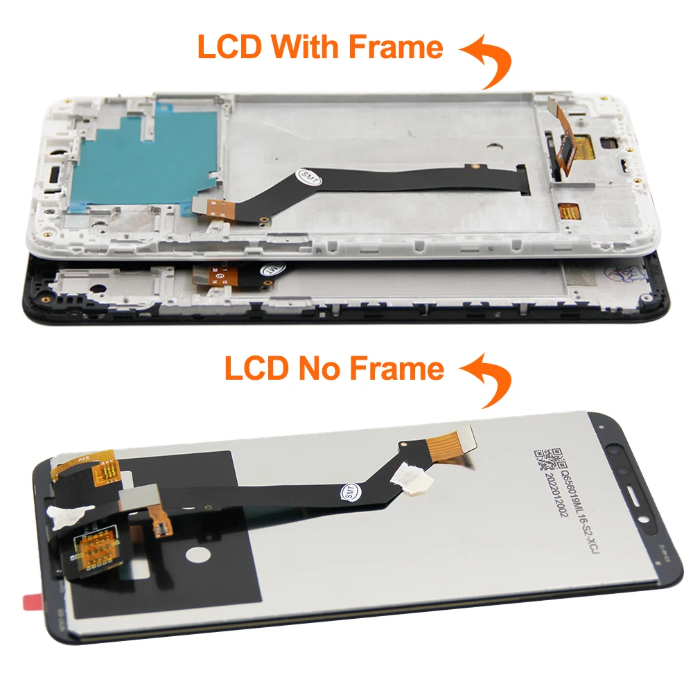 Touch Screen digitador Assembly com Frame, Display LCD, telefone Pantalla, Xiaomi Redmi S2