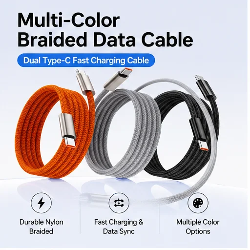 

PD 60W USB C Magnetic Cable Fast Charger Cable Type C Cord Wire For iPhone 15 16 17 Samsung Xiaomi