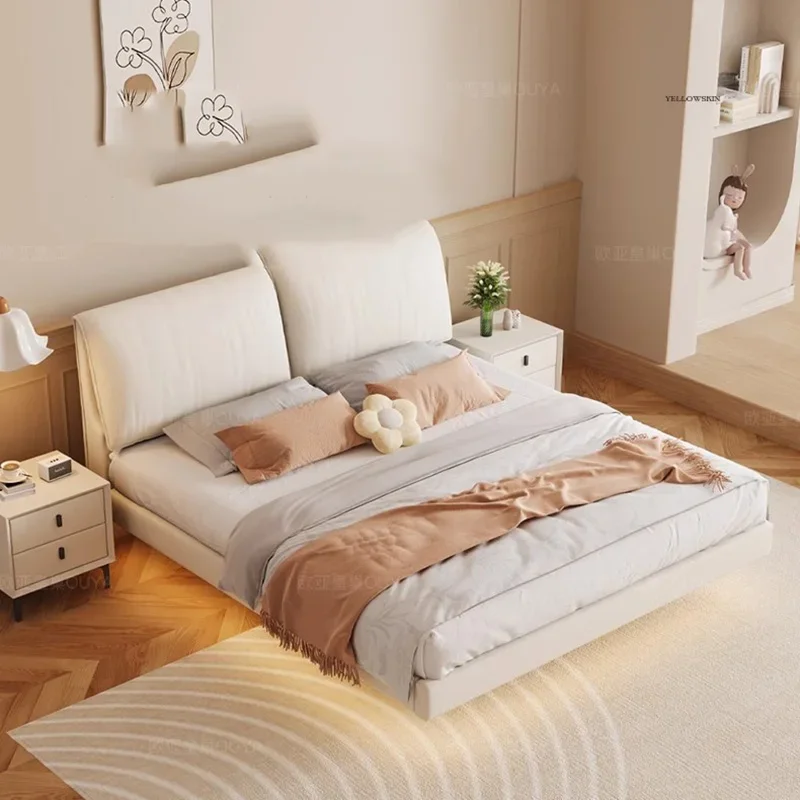 Unique Luxury Bed Marriage Aesthetic Minimalist Modern Bed Storage Nordic Camas Y Muebles Para El Hogar Bedroom Decoration