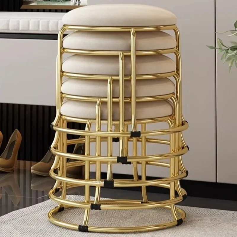 ###&Luxury Minimalist Interior Minimalist Stool Entrance Adults Living Room Chairs Stool Gaming Salon Bedroom Furniture Accessor