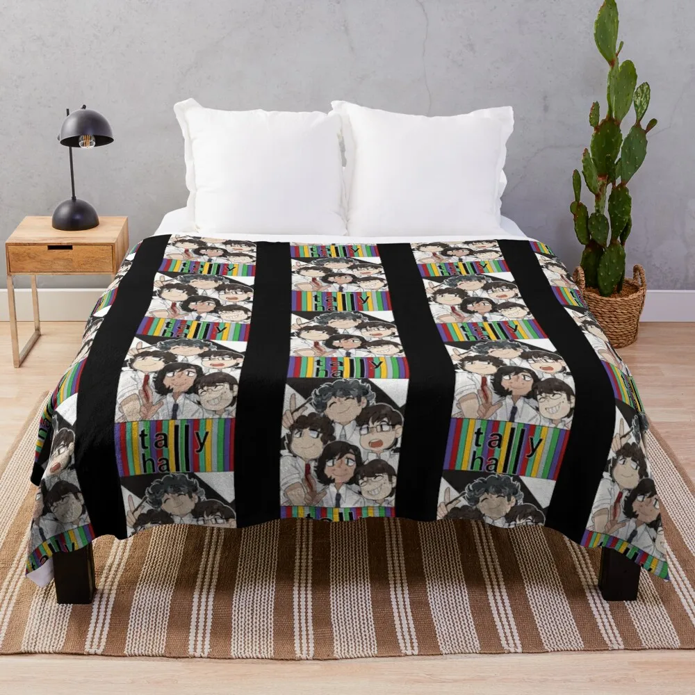 

Tally Hall Band Anime Throw Blanket Weighted For Decorative Sofa Thermals For Travel Blankets