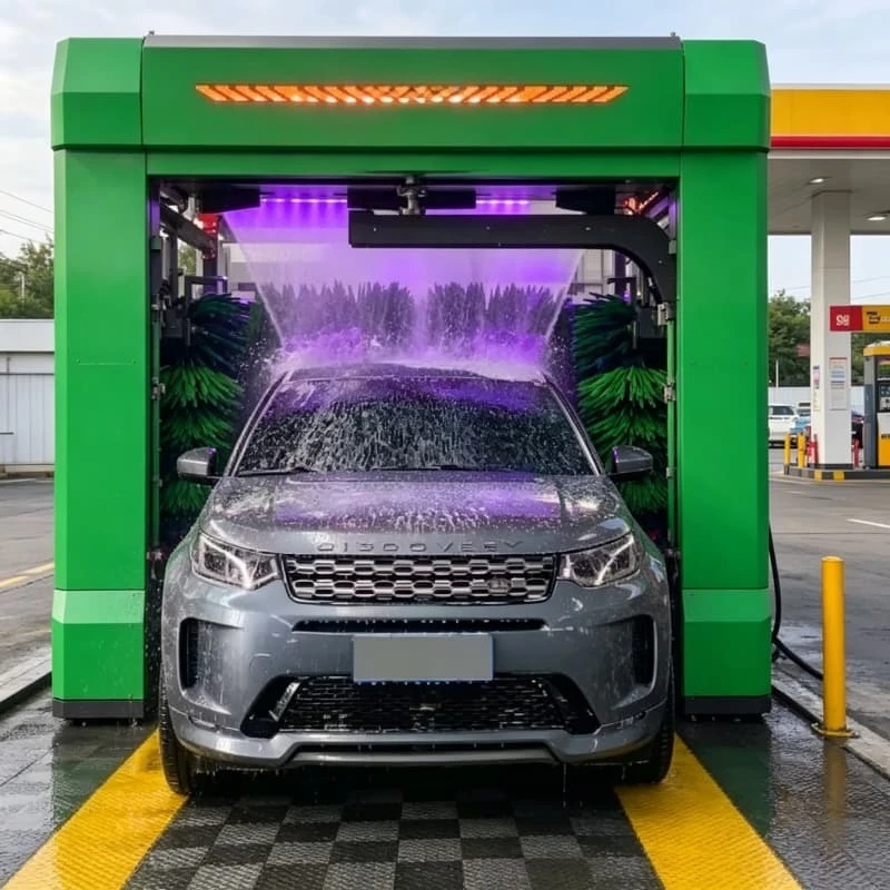 Automatic Car Wash Equipment With Smart Payment Terminal RFID 380v 3 Phase 25kw Touchless Gantry For Subscription Model Business